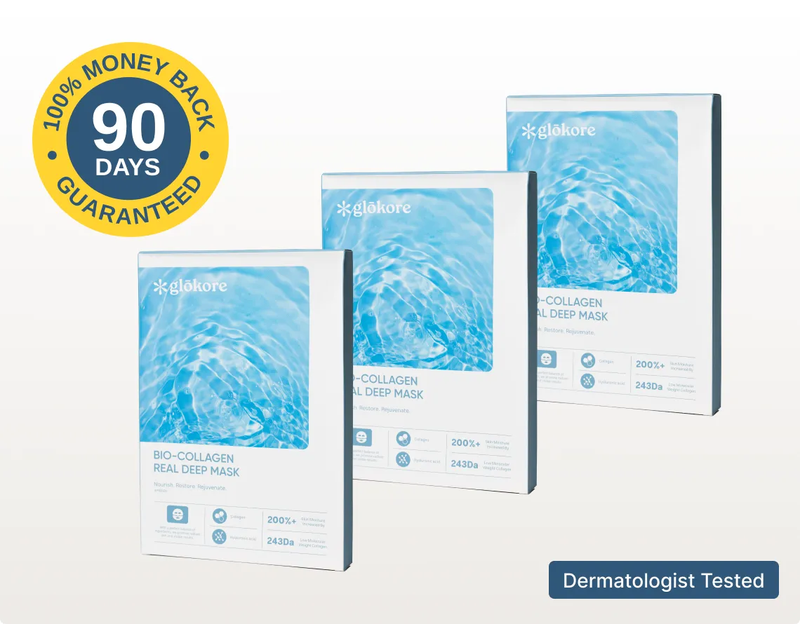 Glokore Bio Collagen Mask Hydrating Skincare USA