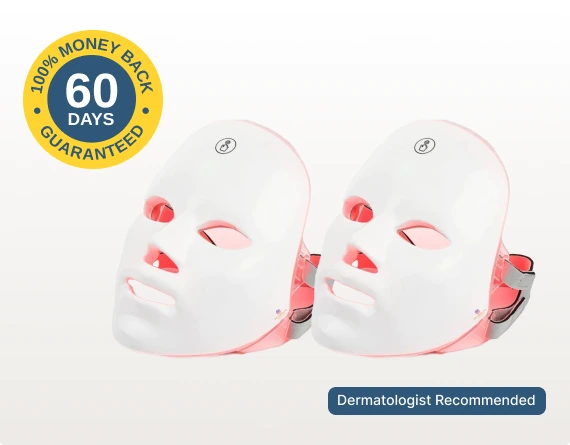 Glokore LED Face Mask 7 Wavelengths Anti-Aging USA