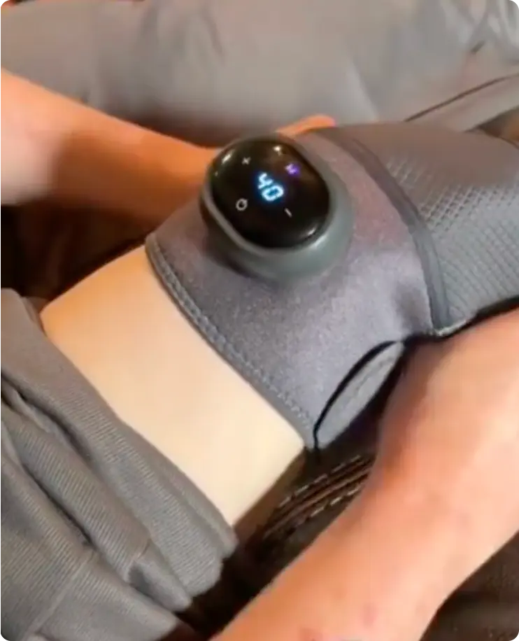 Glokore Knee Massager Customer Sophia Reed Austin Texas Review